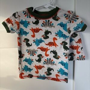 Colorful Dinosaur Print Kids Tee